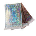 25/50Pcs/lot Laser Bags Self Seal Shipping Bag Holographic Mailing Envelope Bubble Padded Jewelry and Cosmetics Storage Bags.
