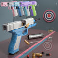 New Mini 3d Printed Model Gravity Straight Jump Toy Gun Non-Firing Cub Kids Stress Relief Toy Christmas Gift. 