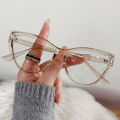Women Retro Anti-Blue Light Cat Eye Frame Glasses Vintage Computer Eye Production Eyeglasses Classic Plain Spectacles. 