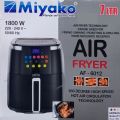 7 Liter Miyako Air Fryer AF-6012 Digital Touch Control Panel.