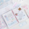 Pvc Envelope Series Girl Heart Star Book Unique 148*192mm Snap Button Diary Book Diy Detachable Notebook for Stationery Enthusiasts Personal Journaling School Or Office Supplies Creative Writing Gift. 