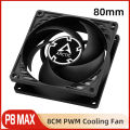 ARCTIC P12MAX 8cm/12cm/14cm Case Fan PWM 2800RPM Large Air Volume CPU Cooling Fan 12V 4Pin Low noise PC Computer Case Cooler.