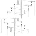 1-5 Tier Acrylic Display Stand Clear Display Riser Rack for Cupcake Perfume Doll Décor Organizer Amiibo Funko POP Figures DC05. 
