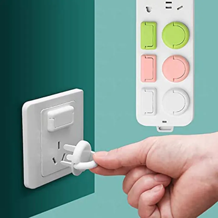 10%20Pcs%20(5%20Pcs%202%20Pin%205pcs%203%20Pin)Child%20Safety%20Protection%20Socket%20Plug%20Protector%20Baby%20Electric%20Shock%20Protection%20Power%20Supply%20Cover%20Anti-Electric%20with%20Hidden%20Pull%20Handle%20Outlet%20Covers%20-%20Image%2010