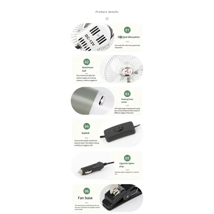 Low%20Noise%20Air%20Cooling%20Fan%20Car%20Oscillating%20Fan%20Car%20Auto%20Fan%20Portable%20Vehicle%20Mini%20Electric%2012V%20Black%20-%20Image%203