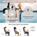 Likros Duffel Bag Travel Bag with Shoes Compartment, Gym Tote Bags, Shoulder Weekender Overnight Bag for Women Luggage Hangbag.