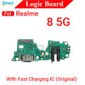 Charging Logic Board For Realme 8 8i 8s 8 Pro 4G 5G Charging Port USB Plug PCB Dock Connector Spare parts.