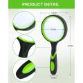Handheld Portable Glass Lens Magnifier Rubber Handle Magnifying Glass. 