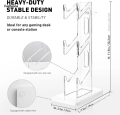 Fashions Floor Stand Display Holder Universal 3 Tier Controller Holder and Headset Stand Game Accessories for PS5/PS4/PS3/PS2/Xbox. 
