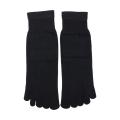 Toe Socks Men cotton Five Fingers Socks Breathable Short Ankle Crew Socks Sports Running Solid Color Black White Grey Male Socks. 
