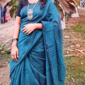 Half Silk Chumki Saree Without Blouse Piece for Women- Suitable for All Season and Occasions. 