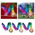 Award Medal 1ST 2ND 3rd Prizes Award Gift Winner Medal with Neck Ribbon for Basketball Parties. 
