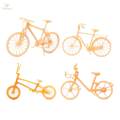 1/64 Miniature Bike Model, Sand Table Ornament for Kits, Train Railways Accessories Decor. 