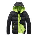 Simple Men Hooded Jacket Coat Winter Padded Warm Down Casual Thick Outwear. 
