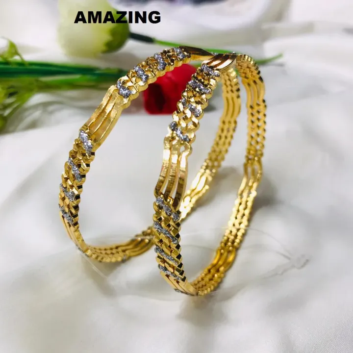 Palish Beautiful giliter laying Gold palish Curi 2 pcs | Daraz.com.bd