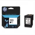 HP 123 Black Ink Cartridge (F6V17AE). 