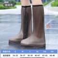 Rain sets of silicone waterproof antiskid rubber boots for men and women rain upset wear-resisting children snow rain shoe cover. 