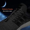 Elastic No Tie Shoelaces Safety Reflctive Threads Adjustable Lock Tieless Shoe Laces Night Walk Running Shoelaces. 