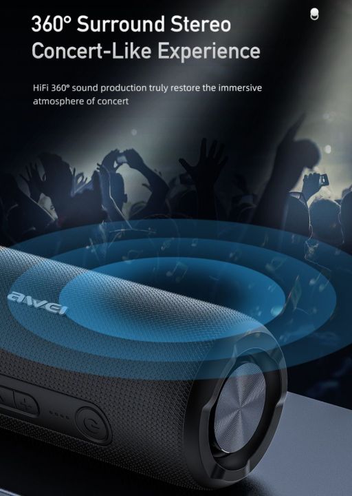 Awei%20Y669%20Outdoor%20TWS%20Waterproof%20Portable%20Bluetooth%20Wireless%20Dual%20Speaker%20-%20Image%203