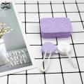 Cream Color Simple with Pattern Portable Contact Lens Companion Case Contact Lens Case Lentes De Contacto. 