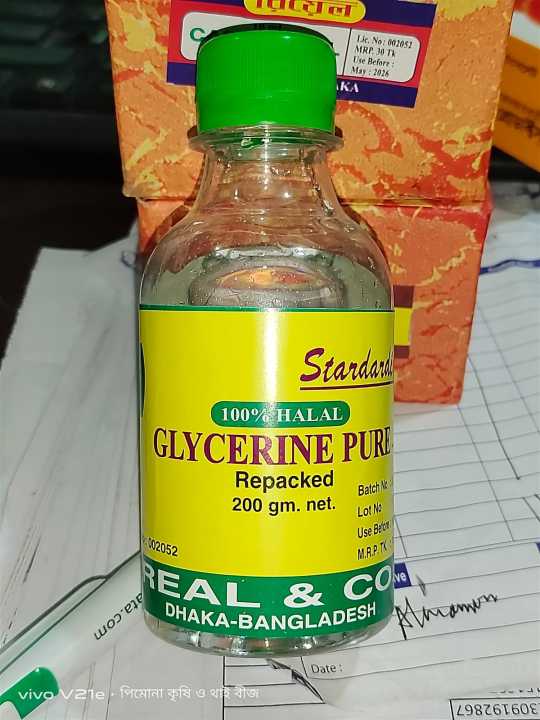 Pure Glycerine (Glycerin) - Repacked, Cosmetic Grade, BP/USP Quality