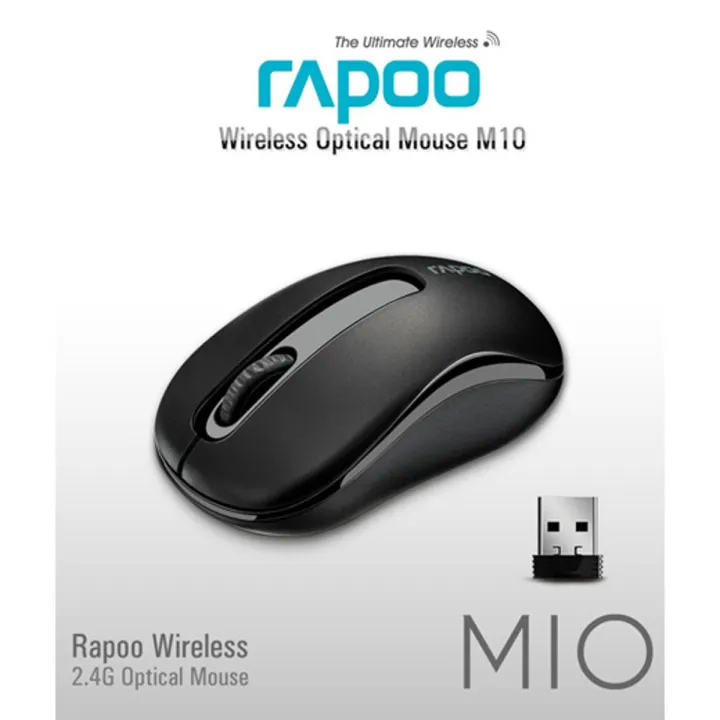 Rapoo M10 2.4G Nano Receiver Wireless Mouse