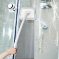 Multi-Functional Bathroom Wall Brush Long Handle Removable Household Floor Bathtub Brushes Ceramic Tile Sponge Cleaning Brush.