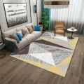 Modern Abstract Washable Floor Lounge Rug Geometric Carpets Living Room Sofa Cushion Simple Nordic Art Room Decor Bedside Mat.