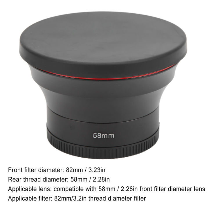 58mm%200.43X%20Wide%20Angle%20Lens%20Optical%20Glass%20Camera%20Lens%20With%20Macro%20Lens%20For%20Lan%20ZTS%20-%20Image%203