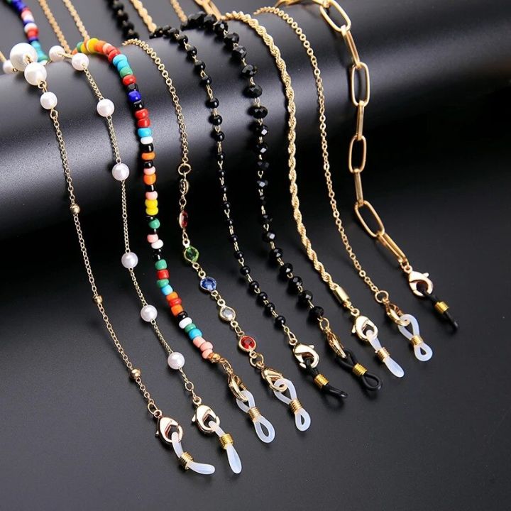 2021%20Fashion%20Sunglasses%20lasses%20Chains%20ask%20Chains%20ren%20Accessories%20Eyeglass%20Eyewear%20old%20Color%20Chain%20ift%20For%20Women%20s%20-%20Image%205