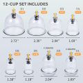 Hijama/ Cupping/ Sunnah Therapy 1 Set with 12pcs Cup.