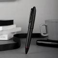 Hongdian N6 Black Metal Resin Piston Fountain Pen Extra Fine Nib pen with Black Ink.