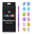 BRUTFUNER 12 Color Metallic Colored Drawing Pencils.
