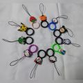 Cute Cartoons Silicon Round Shape Ring Strap For Mobile 1 Piece Which You Want. 
