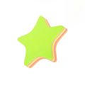 Multi color sticky note -Star- (3x3 inch) - 100 sheet. 