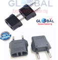 US to Flat Pin To Eu 2 Round Pin Plug socket Adapter USA to Euro wall Charger  Outlet socket  1pcs. 