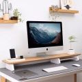 Solid wooden Monitor Stand Monitor Riser Desk Organizer. 