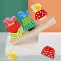 Stacking Blocks Birthday Gifts Puzzles Pillar Blocks Matching Set for Kids Children Toddlers.