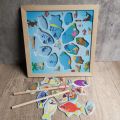 Premium Quality - Wooden Magnetic Games Fishing Toys Game Catch Worm Educational For Children Gifts Puzzle Toys - Trend and Need full. 