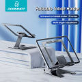 Doomhot Tablet Stand Stable Tablet Holder Universal Folding Desktop Tablet Computer Holder Portable Foldable Adjustable Angle Carbon Steel Tablet Phone Stand Tablets Computers Under 15 Inches.