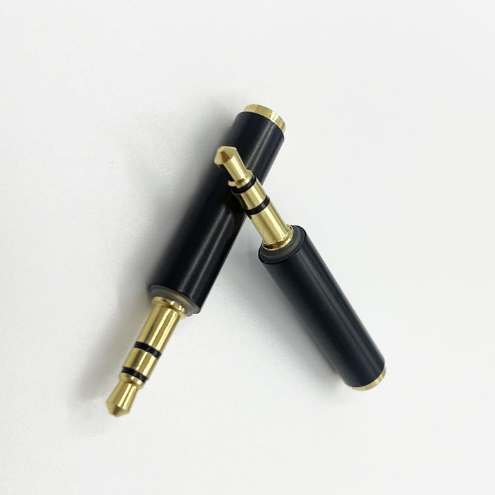2Pcs%20Gold-Plated%203.5mm%203Pole%20TRS%20Male%20Plug%20to%203.5mm%20Jack%204Pole%20TRRS%20Female%20Stereo%20Audio%20Connector%20Mic%20Extension%20Cable%20Converter%20-%20Image%203