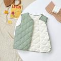 off-Season Children down Cotton Vest Big Boy Warm Waistcoat Medium Girls Thickening Vest Baby Vest Autumn and Winter. 