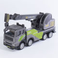 【Lejia】12 Styles Alloy Diecast Simulation Engineering Model Toys Crane Bulldozer Excavator Forklift Vehicles Educational. 