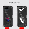 Biruiqu For ASUS ROG 5 Rog Phone 5 Cooling Matte Soft TPU Untra Thin Anti-Slippery Protective Phone Case.