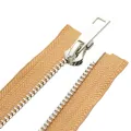 40-80cm (15-31 inch ) Metal Open-End Zip Zipper 5# For Apparel Outerwear Tailor Sewing Crafts Alloy Zippers Accessories 12 Color. 