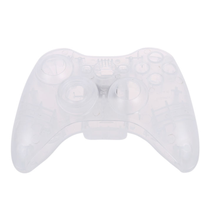 Clear Full Housing Shell Case Cover for Xbox 360 Wireless Controller