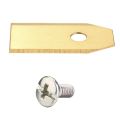 LKPCIGCXM Lawn Mower Blade 72 Pcs Replacement Blades, Stainless Steel Mower Blade for Garden and Husqvarna for Automower. 