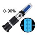 Refractometer 0-90% Brix ATC.