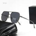 2023 Aluminum Magnesium Polarized Sunglasses Photochromic Pilot Double Beam Sun glasses Men's Driving Fishing Chameleon Sunglass.