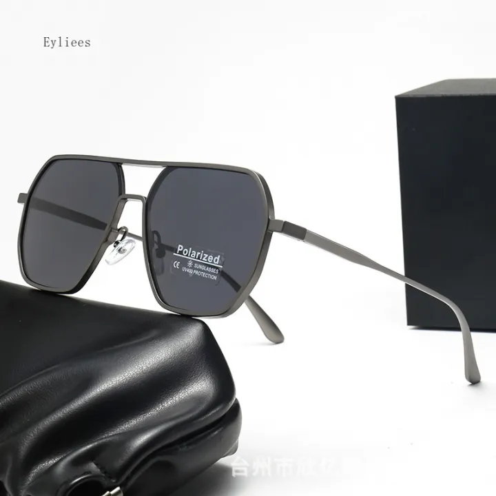 2023%20Aluminum%20Magnesium%20Polarized%20Sunglasses%20Photochromic%20Pilot%20Double%20Beam%20Sun%20glasses%20Men's%20Driving%20Fishing%20Chameleon%20Sunglass%20-%20Image%204